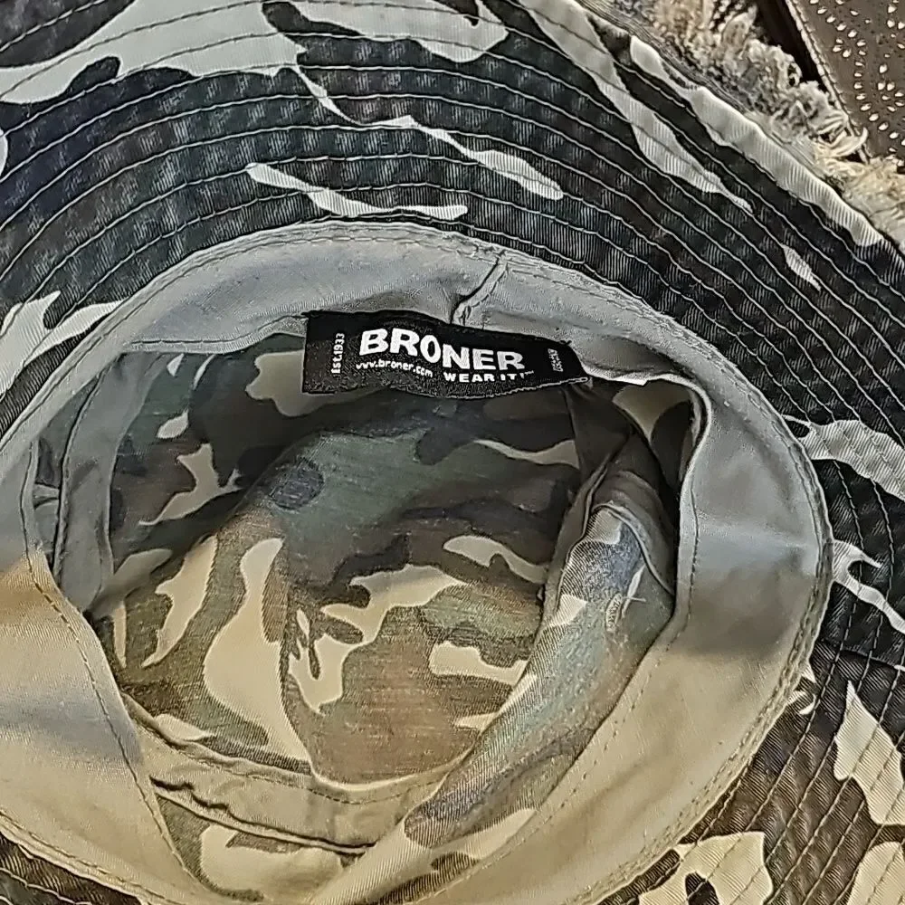 Kids broner camouflage bucket hat